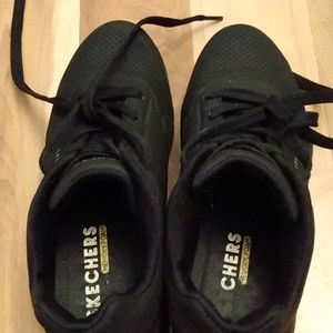 Skechers memory foam, 7, black